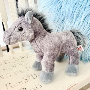 WEBKINZ Grey Arabian Horse, Ganz, Stuffed Animal, Plush, Nice Condition, NO CODE